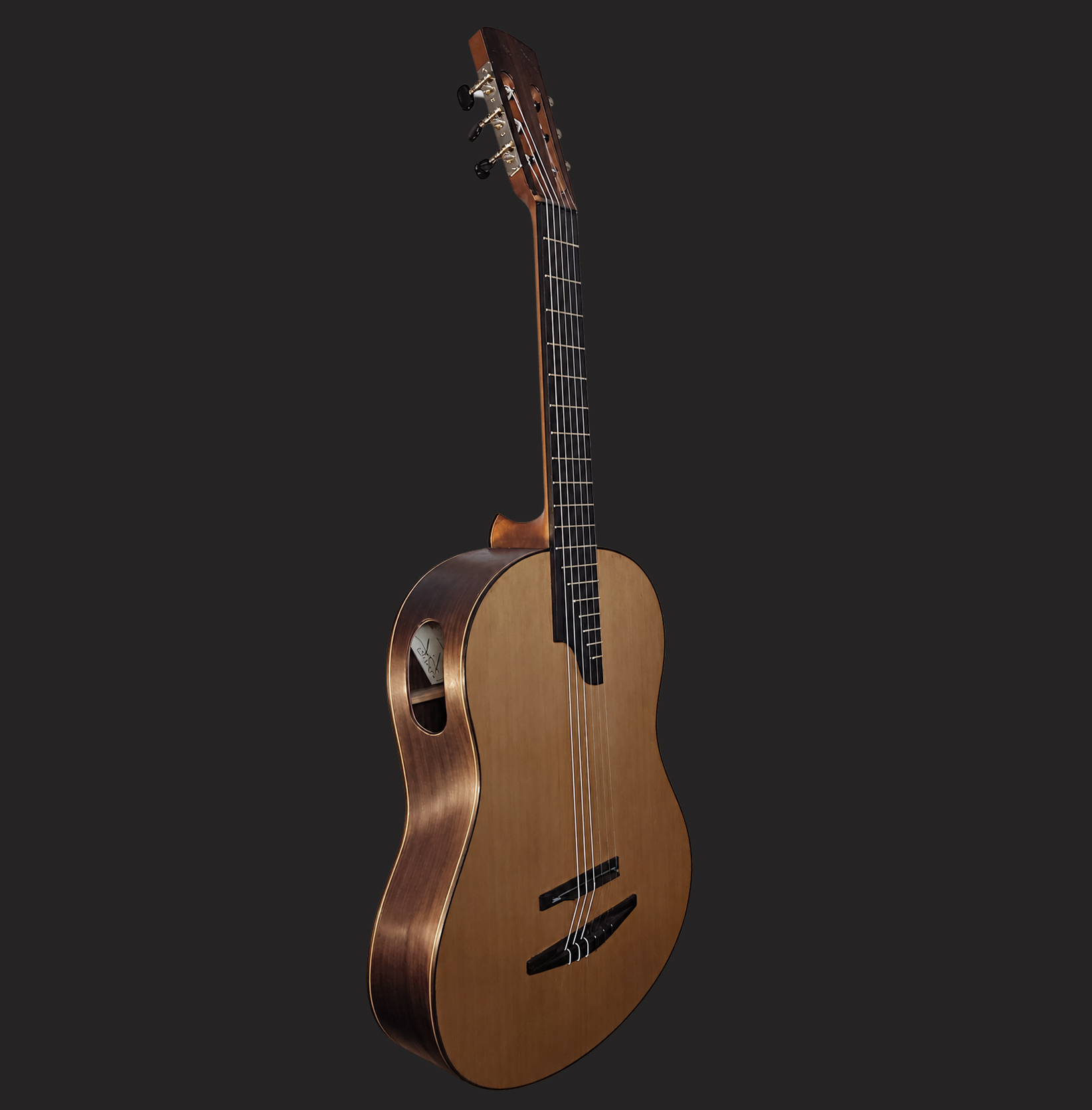 ITALIQUE v2, guitare expérimentale terminée